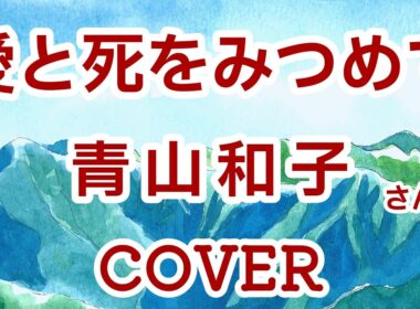 愛と死をみつめて(青山和子) cover 歌ってみた　歌詞付