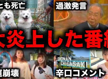 衝撃的な大炎上を起こしたテレビ番組8選
