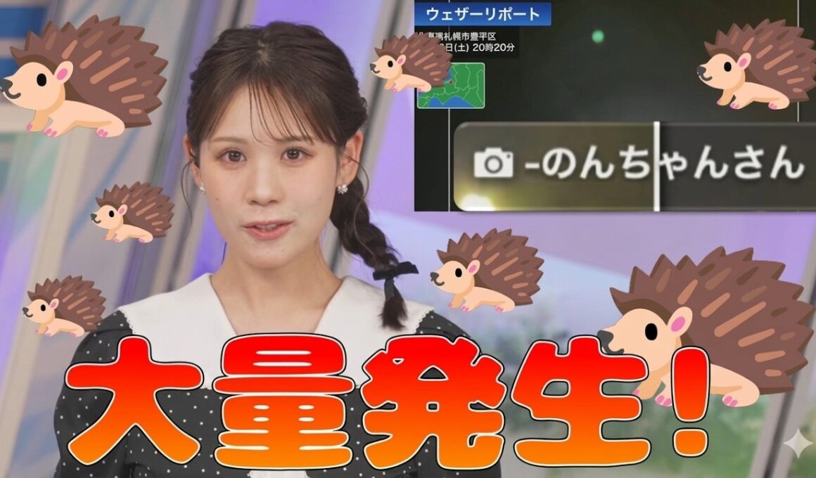 【戸北美月】(🍥´ω｀🍥)っ「🦔大量発生 (ツベコメ有り)」