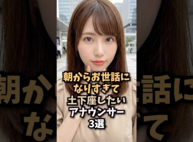 留まることを知らない常に活躍し続けるアナウンサー3選