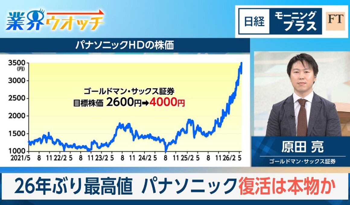 26年ぶり最高値　パナソニック復活は本物か【日経モープラFT】