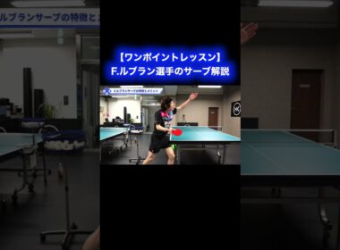 F.ルブランのサーブ解説【ワンポイントレッスン#188】#shorts