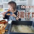 【大食い女の日常】ロピアの揚げ物とにかく揚げたい。フライヤーが便利すぎて手放せない大食い女の揚げ物ばっかりランチタイム。【大食い】【VLOG】