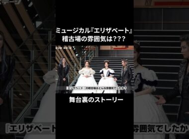 ミュージカル『エリザベート』取材会 舞台裏のストーリーは? #エリザベート #ミュージカル #ショート #shorts