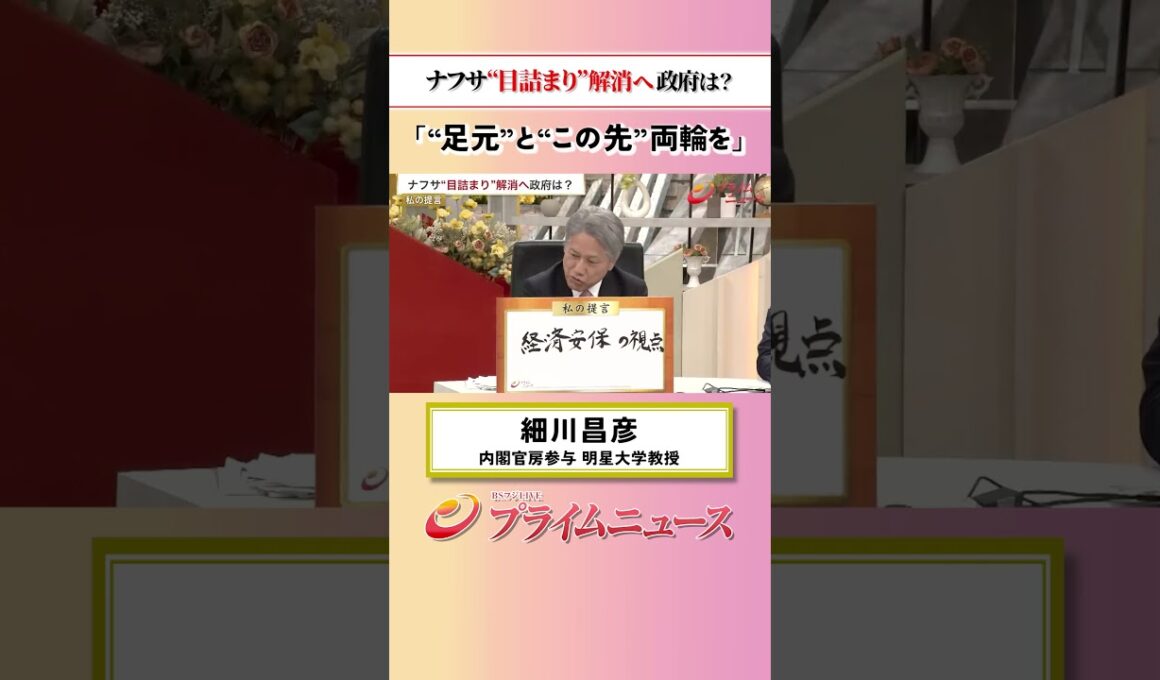 【足元とこの先】ナフサ“目詰まり”解消へ 政府は？：私の提言 細川昌彦 2026/5/22放送【BSフジ プライムニュース】