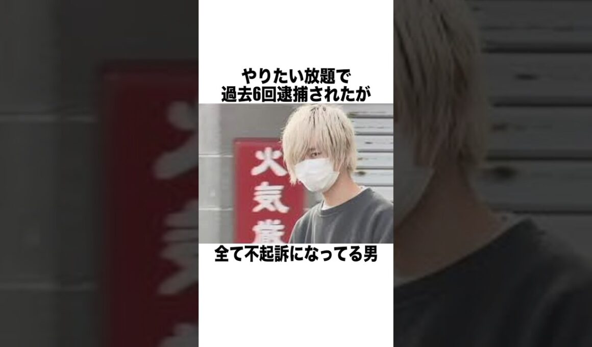 やりたい放題で過去6回逮捕されたが全て不起訴になってる男 #一分でわかる #雑学 #豆知識