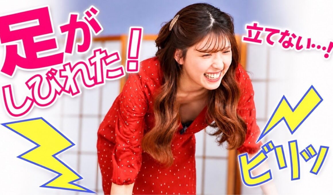 【神回】足がしびれたお天気お姉さん | 小林李衣奈 | ウェザーニュース