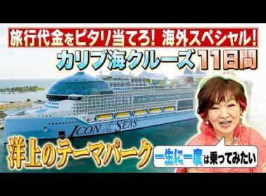 【海外特別編】教えて！ツアーのHow Much!? 最大乗客・乗員数約1万人！？ カリブ海クルーズツアー