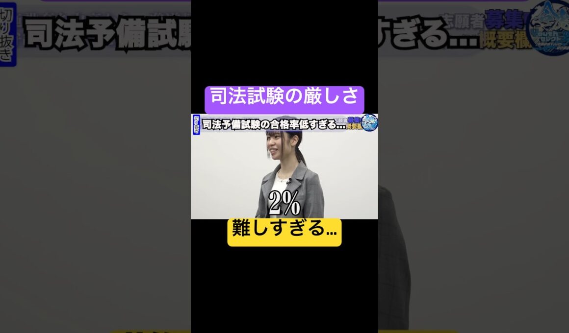 厳しい…【令和の虎Youth切り抜き】#司法試験#法律#学生版#弁護士