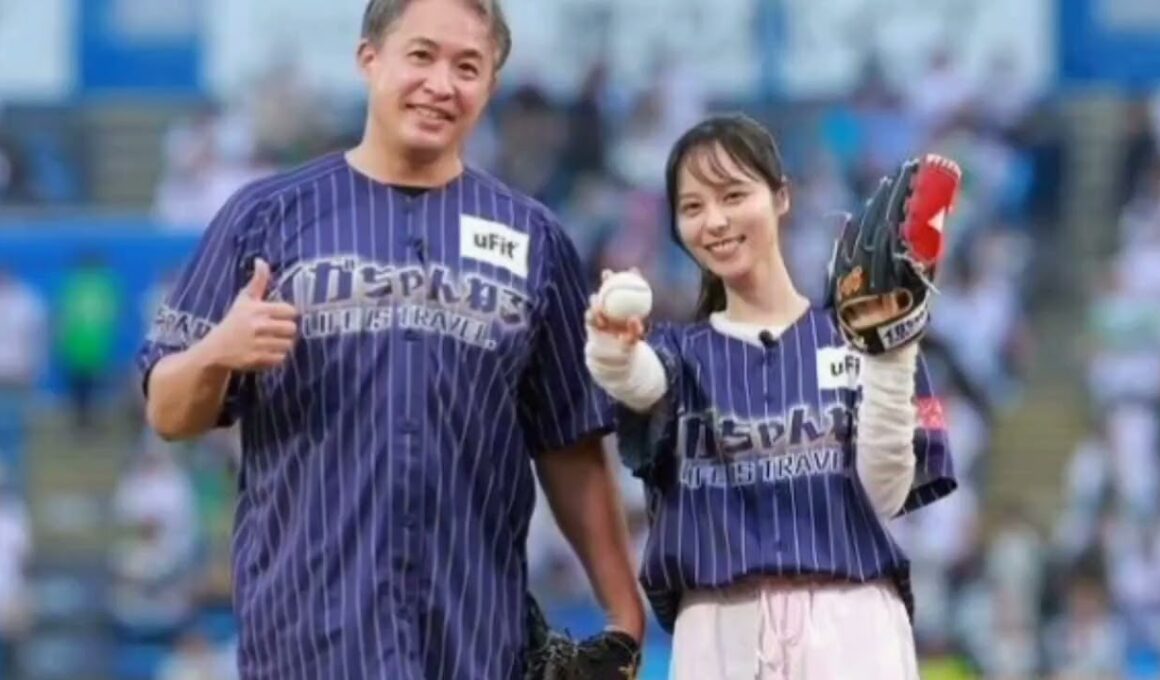 五十嵐亮太氏＆山本萩子が神宮降臨！“イガちゃんねる”協賛試合で始球式