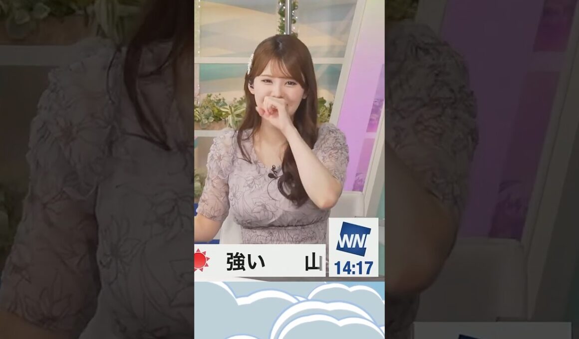 笑い方が豪快すぎるお天気お姉さん #ウェザーニュース #小川千奈