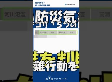 【②市村紗弥香が優しく解説！】何が変わる？5月29日から激変する気象庁の新防災情報変更点 #市村紗弥香 #お天気ナビゲータ #新たな防災気象情報 #防災 #気象予報士