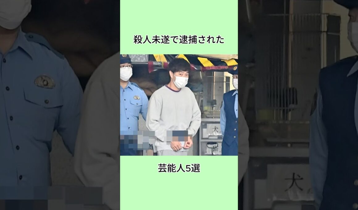 殺人未遂で逮捕された芸能人5選#芸能界 #芸能人 #shorts