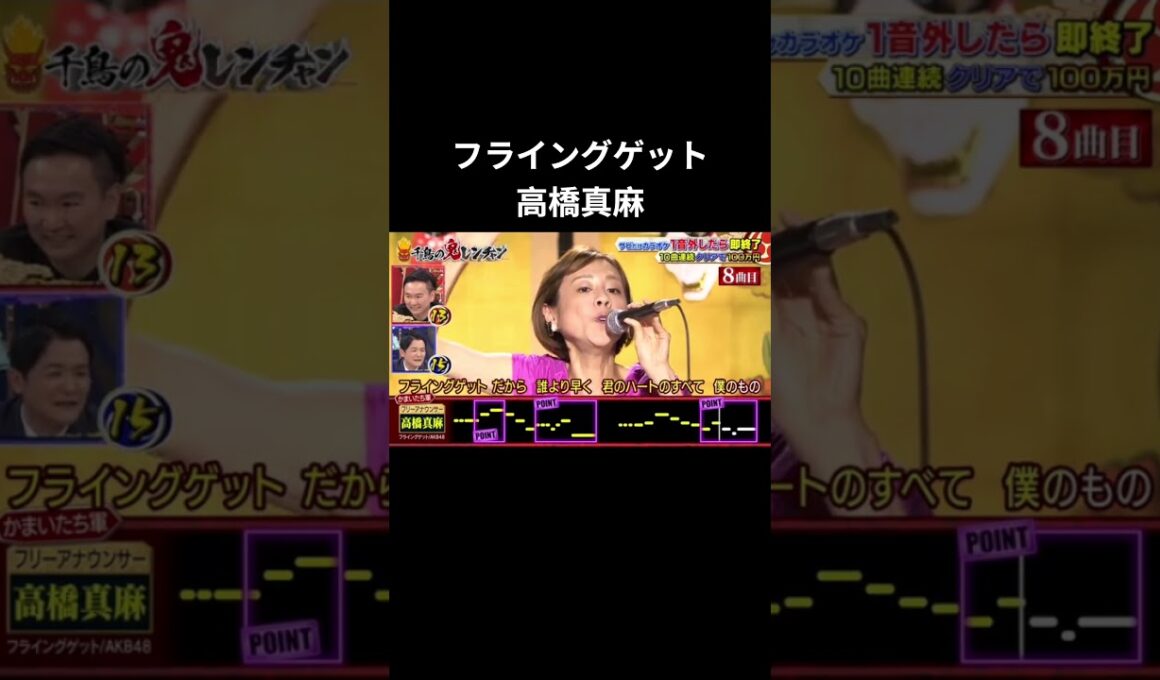 フライングゲット高橋真麻 #千鳥の鬼レンチャン
