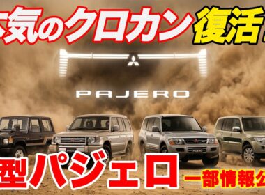 新型パジェロは“名前だけ”じゃない！ トライトンベース×専用サスで本格クロカン復活へ|くるまのニュースTV