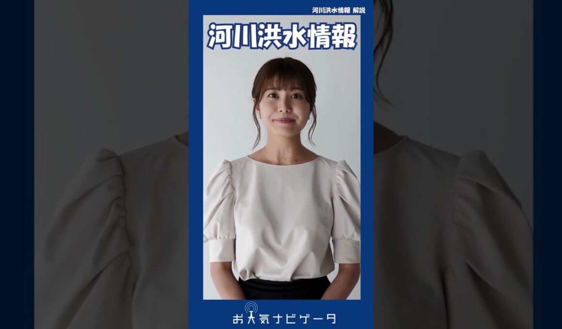 【河川洪水情報】市村紗弥香が、新防災情報に対応した「お天気ナビゲータ」の使い方を分かりやすく解説！ #市村紗弥香 #お天気ナビゲータ #新たな防災気象情報 #防災 #気象予報士
