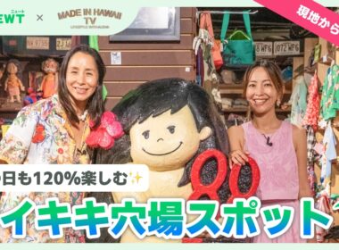 【TV特別公開】ワイキキ穴場スポット巡り！雨の日も120%楽しむハワイ現地リポート！