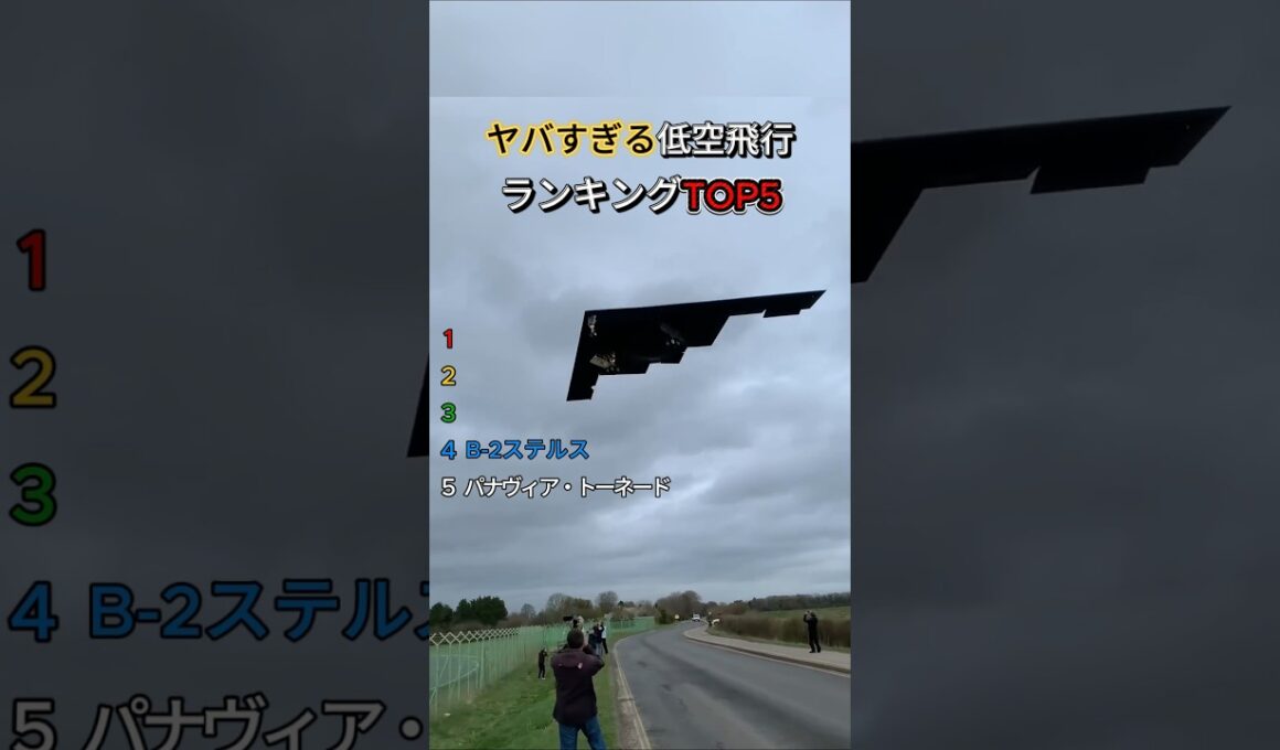 ヤバすぎる低空飛行まとめ