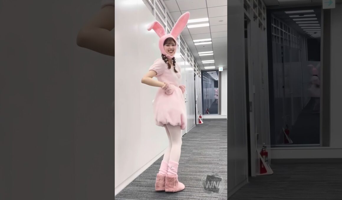 るんるんうさぎさんでした🐰ﾋﾟｮﾝ #小林李衣奈 🐹