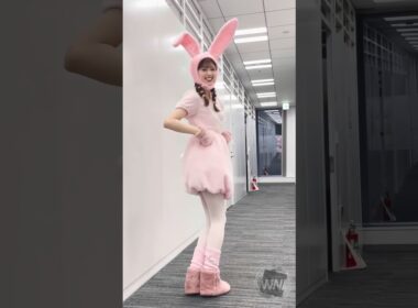 るんるんうさぎさんでした🐰ﾋﾟｮﾝ #小林李衣奈 🐹