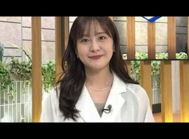 テレ朝・林美桜アナ✨透け感白ジャケット×水色シャツが可愛すぎる💙「かわい〜い！」と話題♡林美桜アナの爽やか春コーデ