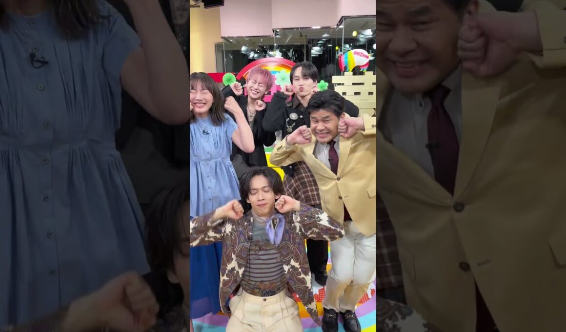 TOKYO MX「5時に夢中！」MCの #垣花正 さん #大島由香里 さんと #むちゅむちゅ😍 #超特急_ガチ夢中！#超特急