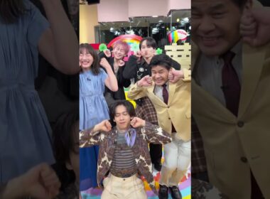 TOKYO MX「5時に夢中！」MCの #垣花正 さん #大島由香里 さんと #むちゅむちゅ😍 #超特急_ガチ夢中！#超特急