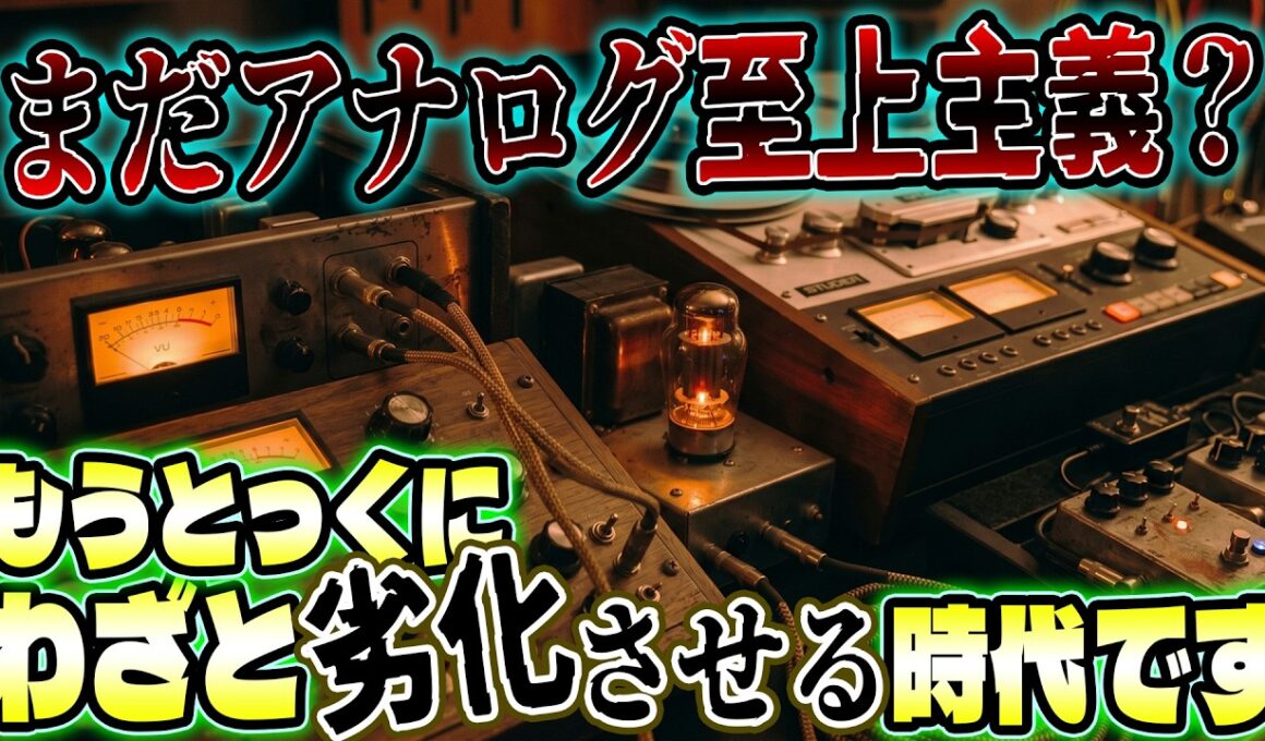 クリーン・ピュアなデジタル時代だからこそ自由にアナログ機材を選べる時代（もうとっくに）