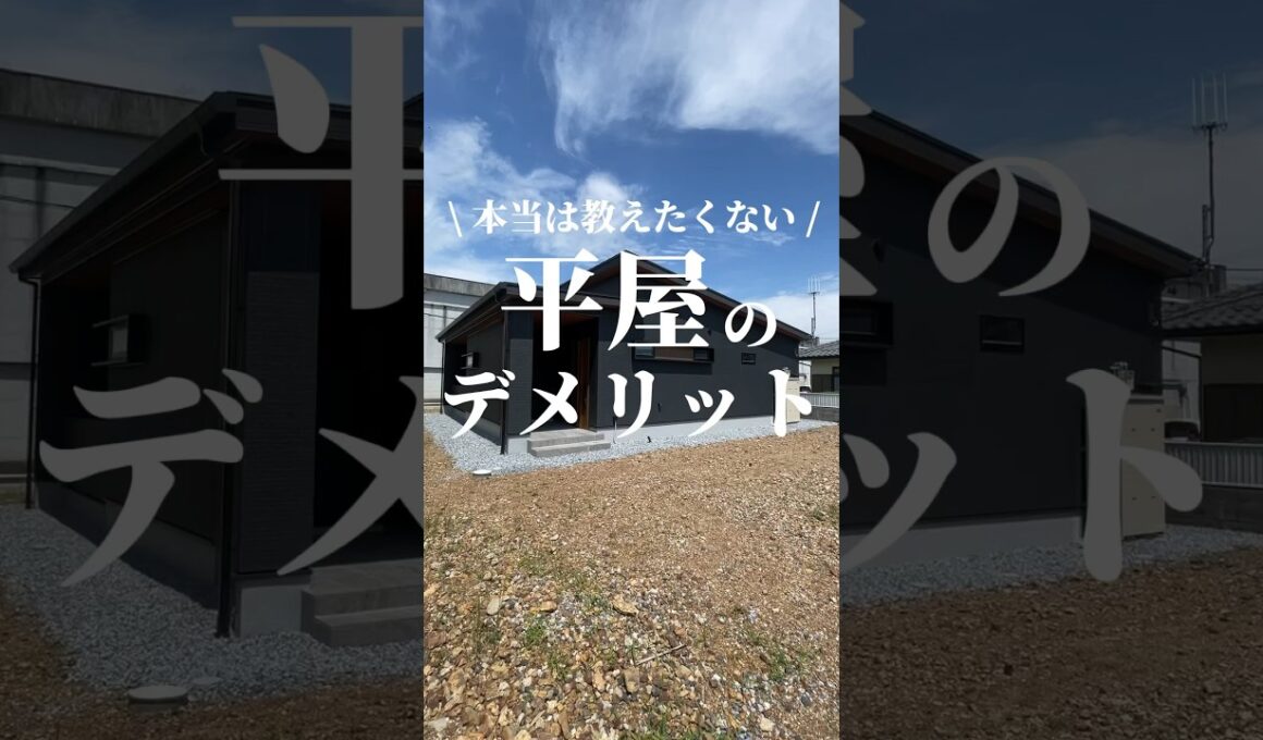 【知らないと損】本当は教えたくない平屋のデメリットはコレ‼️#平屋#平屋ルームツアー#平屋専門店#平屋セレクト#平屋岐阜#岐阜平屋#平屋間取り#平屋暮らし#shorts