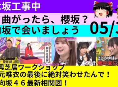 05/31【乃木中】【そこさく】【ひなあい】３番組の話
