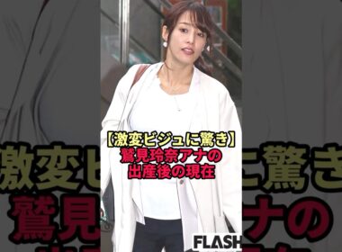 【激変ビジュに驚き】鷲見玲奈の出産後の現在