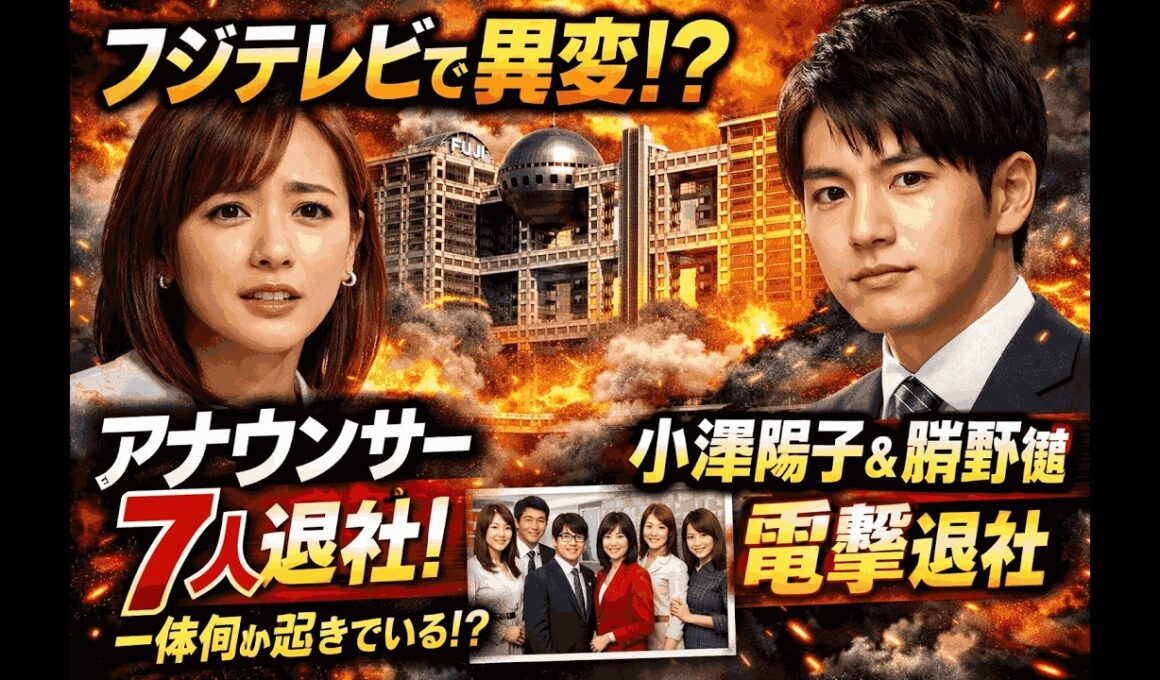 フジテレビで異変…アナウンサー退社ラッシュ！1年で7人離脱の真相とは？