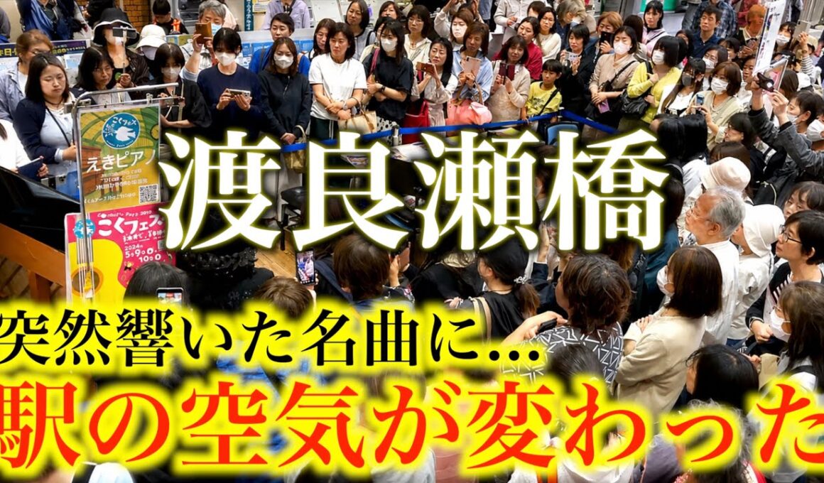 駅で突然「渡良瀬橋/森高千里」弾いたら空気が変わった…【国分寺駅ストリートピアノ/こくフェス】