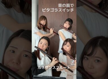 古のピタゴラスイッチ！ #フルート#吹奏楽#ピタゴラスイッチ