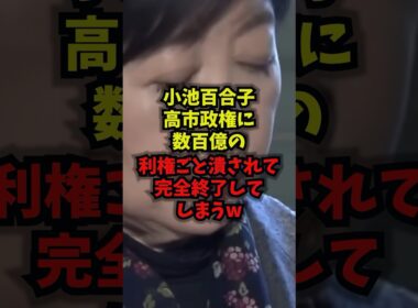 【断末魔】小池百合子高市政権に数百億の利権ごと潰されて完全終了してしまうｗ#小池百合子 #高市総理 #メガソーラー #片山さつき #shorts