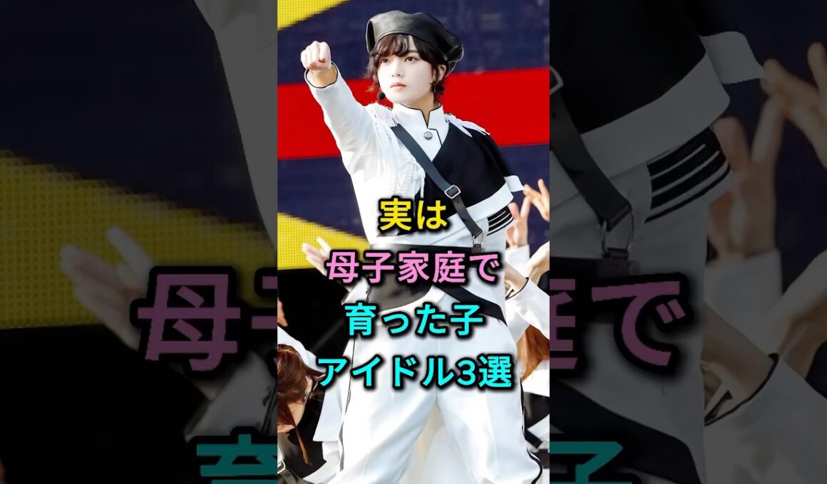 実は母子家庭で育ったアイドル3選 #板野友美 #平手友梨奈 #芸能人 #fyp