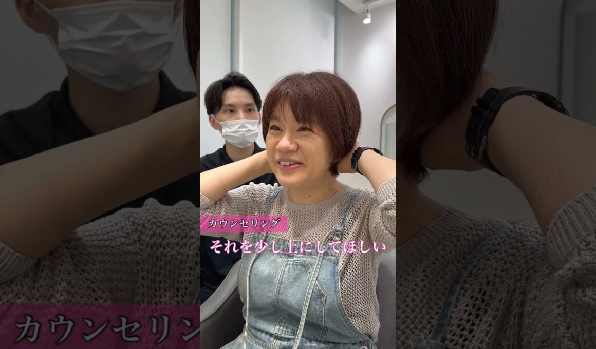 ボリュームが出にくい、、 #50代ヘアスタイル #40代ショート #40代髪型 #ショート #美容師