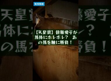 【天皇賞】皆藤愛子が馬体にホレボレ?　あの馬を軸に勝負！｜競馬最新情報 5.3 #Shorts