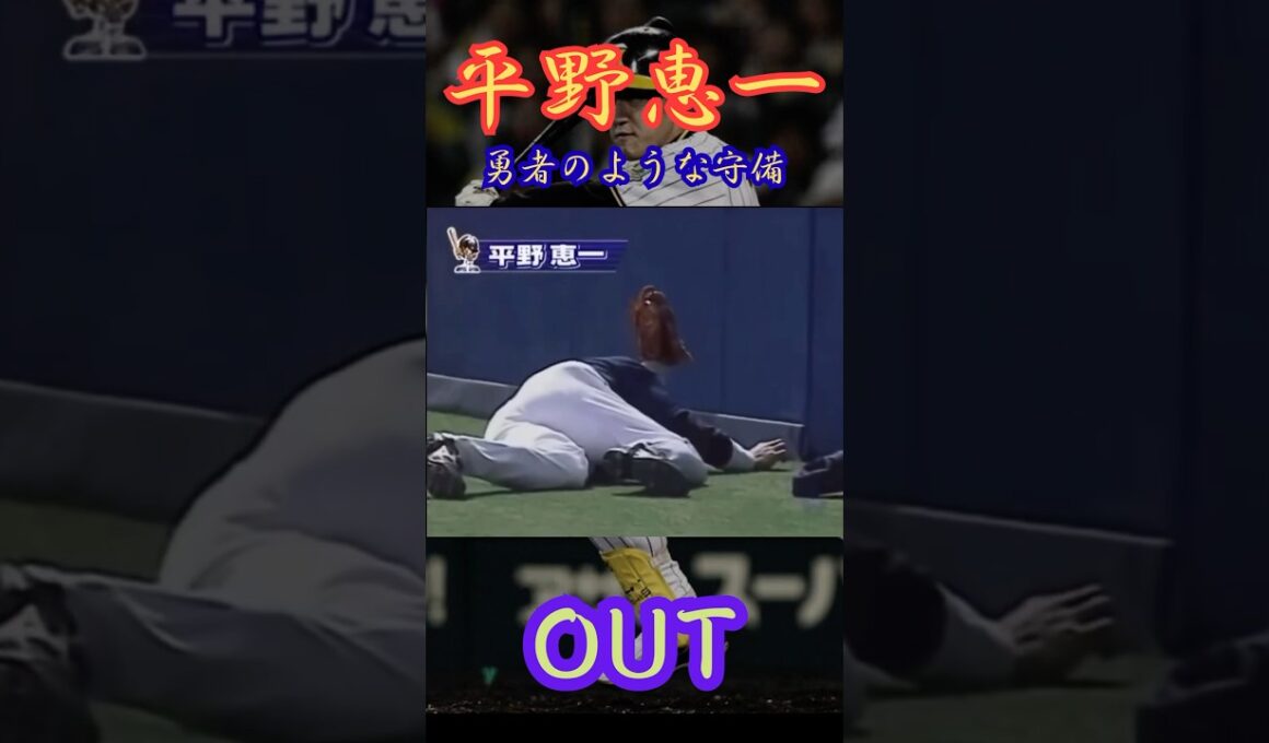 勇者のような守備 #投手 #baseball #野球 #japanbaseball #守備 #平野恵一#棒球
