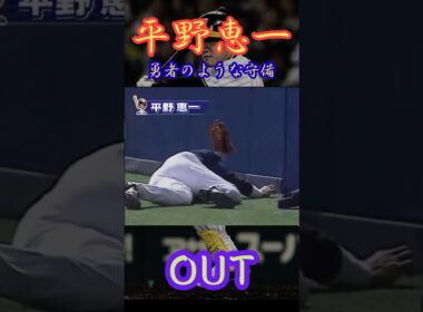 勇者のような守備 #投手 #baseball #野球 #japanbaseball #守備 #平野恵一#棒球