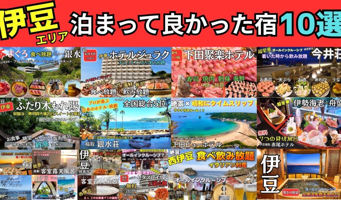 【伊豆】実際に泊まって良かったお宿TOP10