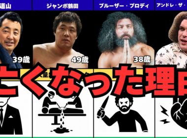 プロレスラーが亡くなった年齢とその理由