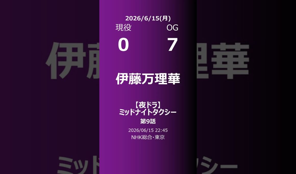【明日の乃木坂】現役・OG 2026/06/15 #shorts #乃木坂46 【番組出演】