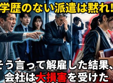「学歴のない派遣は黙れ！」そう言って会社唯一の5ヶ国語を話せる女性を解雇。翌日、会社は大損害を受けた #職場の話