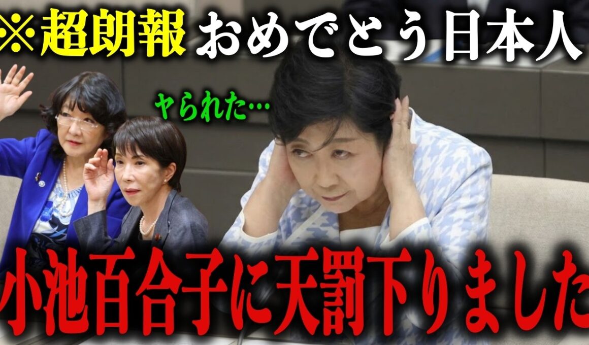 ※小池都知事にここまでするとは…高市政権の想定外の新政策に小池百合子が大発狂…女帝の息の根を止める政界史上最高の逆転劇…【片山さつき/自民党/北村晴男/メガソーラー/太陽光】