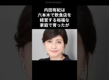 【号泣】内田有紀の壮絶な生い立ちエピソード#shorts #内田有紀 #芸能人