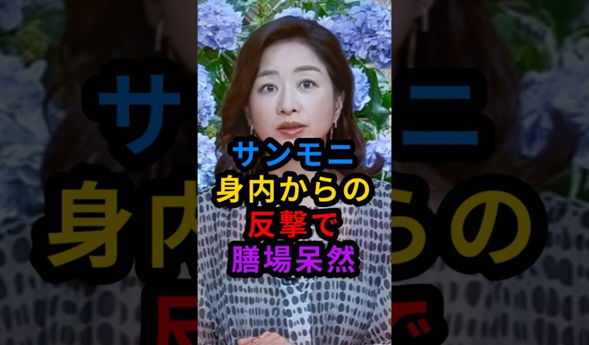 サンモニ崩壊？身内の反論に膳場アナが絶句した瞬間 #shorts #サンデーモーニング #政治