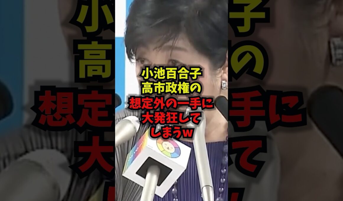【逆転劇】小池百合子高市政権の想定外の一手に大発狂してしまうｗ#小池百合子 #高市総理 #メガソーラー #片山さつき #shorts