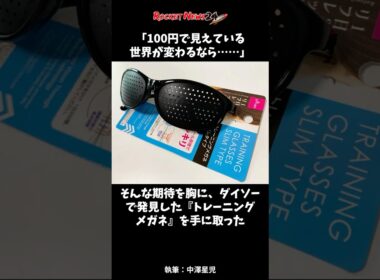 「トレーニングメガネ」で視力は回復するのか？ 1カ月続けた上で眼科に行った結果 #ダイソー #メガネ
