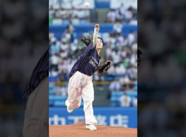 山本萩子「全てがかけがえない経験」　始球式を終えた心境吐露でサインボール公開！「カッコイイ」の声